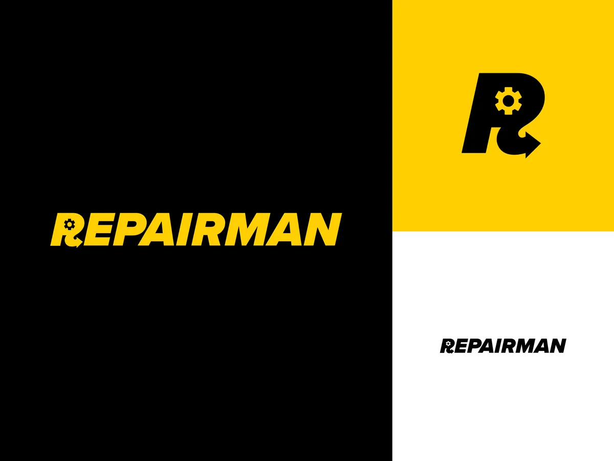 Logo von The Repairman mit Farbvarianten